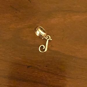 Letter J charm